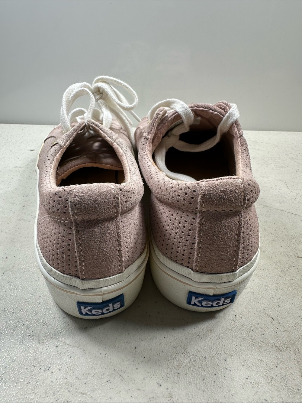 Keds Jump Kick Duo Mauve Perforated Sneakers WH66049 8,5 - Picture 4 of 7